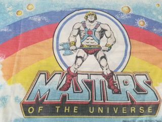 Vintage 1983 He - Man Masters Of The Universe Standard Pillow Case