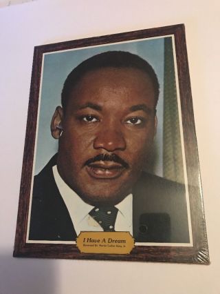 Vintage Dr Martin Luther King Jr I Have A Dream Soroka Wall Plaque 1960s