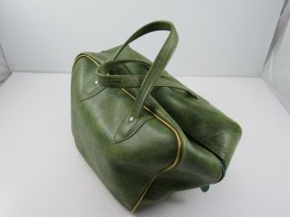Vintage Gladding Retro Green Bowling Bag with 4 Swirl Green Candlepin Balls 6