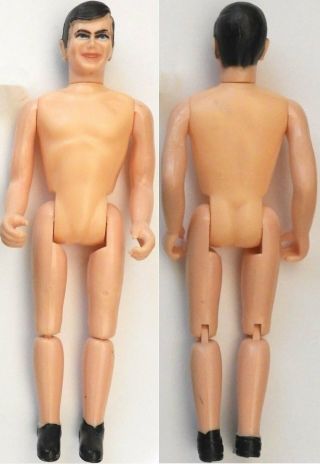 Vintage Tonka 6 " Male Man Toy Doll Action Figure Made In Hong Kong