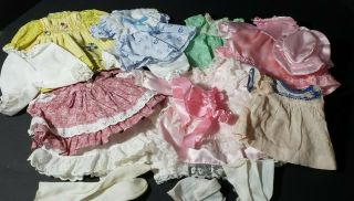 Vintage Doll Clothes For 10 " Maybe 12 " Dolls.