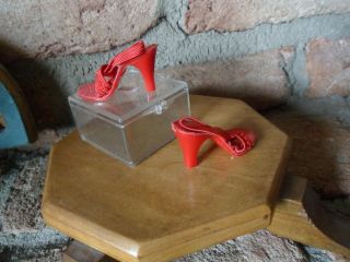 Vintage Jeanstyles High Heels for 19 - 20 inch Fashion Dolls Shoes Red 2