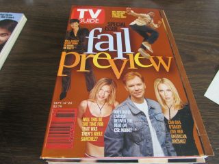 Vintage - Tv Guide - Sept 14th 2002 Special Issue - Fall Preview -