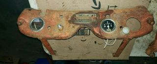 Case Dc Tractor Dash Gauge Panel Vintage 49 Antique Great Shape -