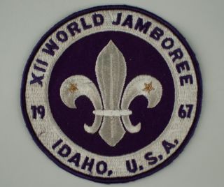 Boy Scout World Jamboree 1967 Idaho,  Usa Back Patch