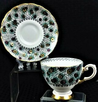 Vintage Collectible Royal Tuscan Teacup And Saucer Made In England