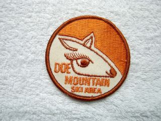 Embroidered Doe Mountain Ski Area 3 " Patch