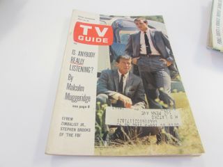 Vintage - Tv Guide - 7/23/1966 - Efrem Zimbalist Jr - The Fbi - Cover