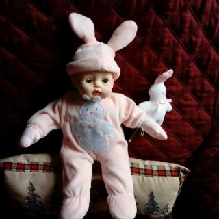 Madame Alexander Pink Bunny My First Huggums 12 " Baby Doll 28960 No Box