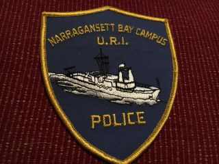 Narragansett Bay Campus University Of Rhode Island Police Patch