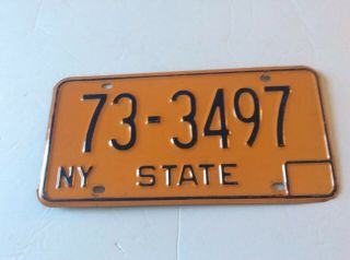 Vintage York State “ Official State “ Government License Plate 4