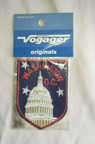Washington,  D.  C.  Capital Building Souvenir Patch Badge Sew - On Orig Package
