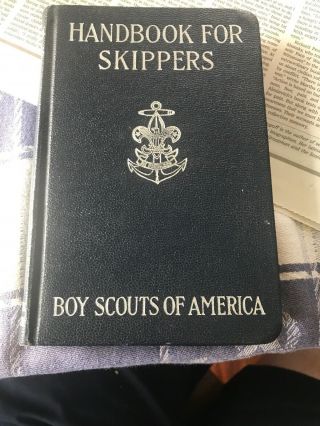 Boy Scout Book Sea Handbook For Skippers 1934 First Edition