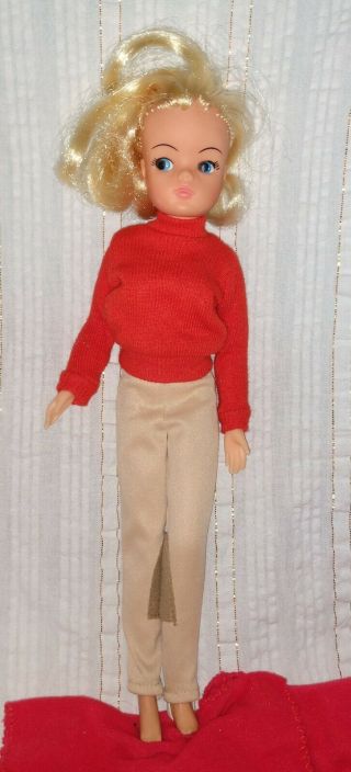 Vintage 1970s Blonde Marx Sindy Doll With Show Horse Accessories,  Extra Clothes