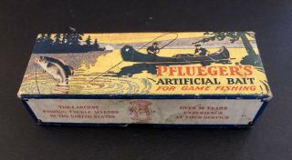Pflueger Artificial Bait Box 5006 Vintage Pflueger Fishing Lure Box Only