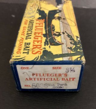 Pflueger Artificial Bait Box 5006 Vintage Pflueger Fishing Lure Box Only 2