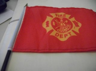 desk top CHICAGO FLAG and FIRE DEPARTMENT FLAG 3