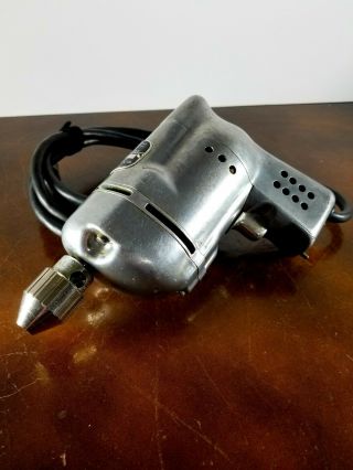 Vintage Black & Decker Home Utility 1/4” Electric Drill antique ray gun hole 3