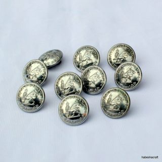 Haile Selassie Lion Of Judah Military Uniform Buttons Made By Gaunt Of London