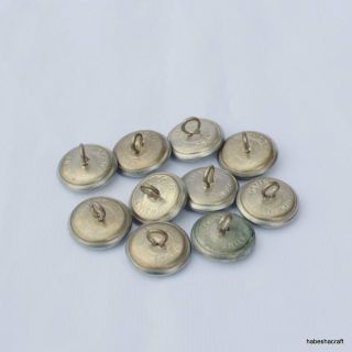 Haile Selassie Lion of Judah Military Uniform Buttons made by GAUNT OF LONDON 5