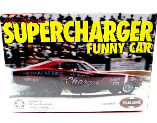 Mr Norms Supercharger Funny Car Playing Mantis Polar Lights 1:24 6501 Model Kit