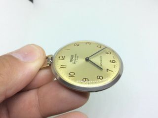 Antique Vintage FERO Feldmann Pocket Watch Albert Chain Fob Swiss Made 4