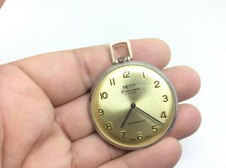 Antique Vintage FERO Feldmann Pocket Watch Albert Chain Fob Swiss Made 5