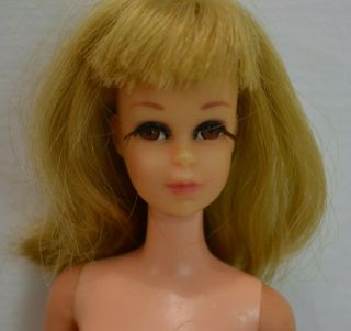 Vintage Barbie Francie Blonde Bend Leg Tnt Waist Doll 1130