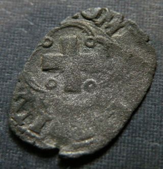 Medieval Billon Silver Coin 1300 - 1400 