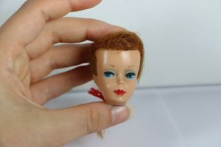 Titian Red Hair Vintage Barbie Head Only For Repair Or Hair