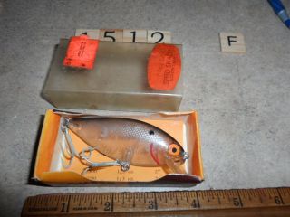 T1512 F Vintage Bomber Speed Shad Fishing Lure With Box
