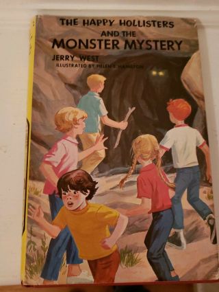 Vintage The Happy Hollisters And The Monster Mystery,  1969,  Hardback,  Dust Jacket
