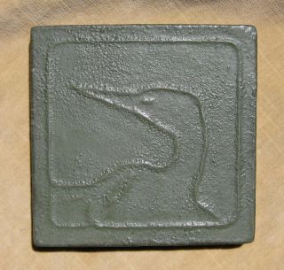 Arts And Crafts Ceramic Tile,  Green Matte Glaze,  5.  5 " Square