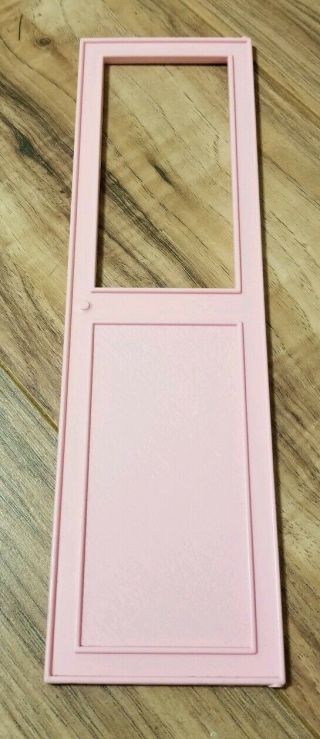 Vintage Barbie Dream House Replacement Door Pink A - Frame 1970 