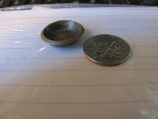 1/12 Scale Dollhouse Miniature Antique Bowl Made Of Wheat Penny
