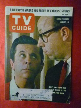 Central Indiana August 3 Tv Guide 1963 Dick Van Dyke Show Amsterdam Carol Lynley