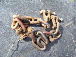 Vintage Ford 801 Gas Tractor - 3 Point Sway Chains - 1958