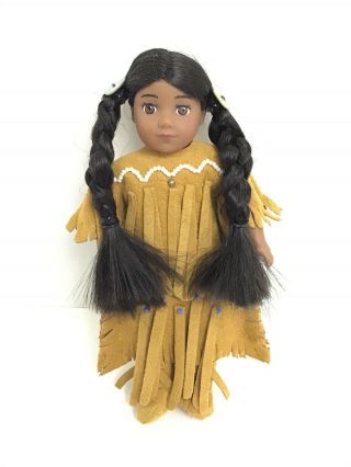 American Girl Mini Kaya Native American Indian Doll In Outfit W Braids