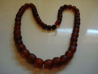 Real Old 1800 ' s Estate Antique Loose Honey Baltic Amber Beads 11 grams 4