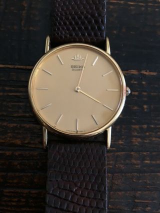 Vintage Seiko Quartz Watch Japan 5Y30 7060 D Classic 2