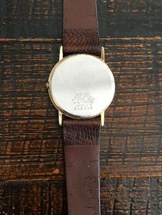 Vintage Seiko Quartz Watch Japan 5Y30 7060 D Classic 8