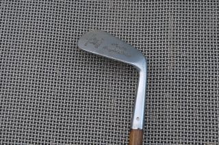 Antique Vintage Hickory Wood Shaft Wright&ditson Bee Line 6 Iron