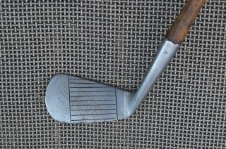Antique Vintage Hickory Wood Shaft Wright&Ditson Bee Line 6 Iron 3