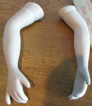 Vintage Porcelain/bisque Collectible Doll Arms 5 " Body Parts P
