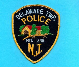 Jersey - Covered Bridge - Delaware Township Police Dept.  - Sergeantsville,  Nj