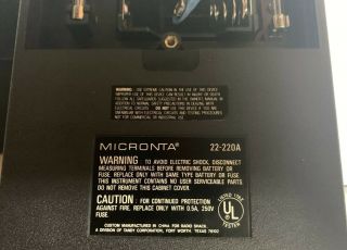 VTG Radio Shack Micronta FET Analog 22 - 220A Fuse Protected Multi - Meter 3