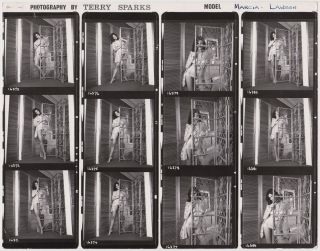 Vintage 1960s Nude,  Contact Sheet By Terry Sparks,  Model Marcia Lawson