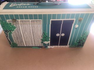 VINTAGE BARBIE DREAM HOUSE 1964 With Furniture Folds Up Into Carrying Case 5
