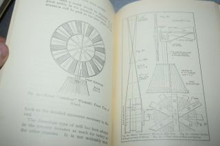 antique 1918 BOOK OF WINDMILLS & WIND MOTORS charger pumps power 6