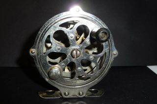 Vintage Fly Fishing Reel Marked Featherlite And Patented Jan 14,  1896